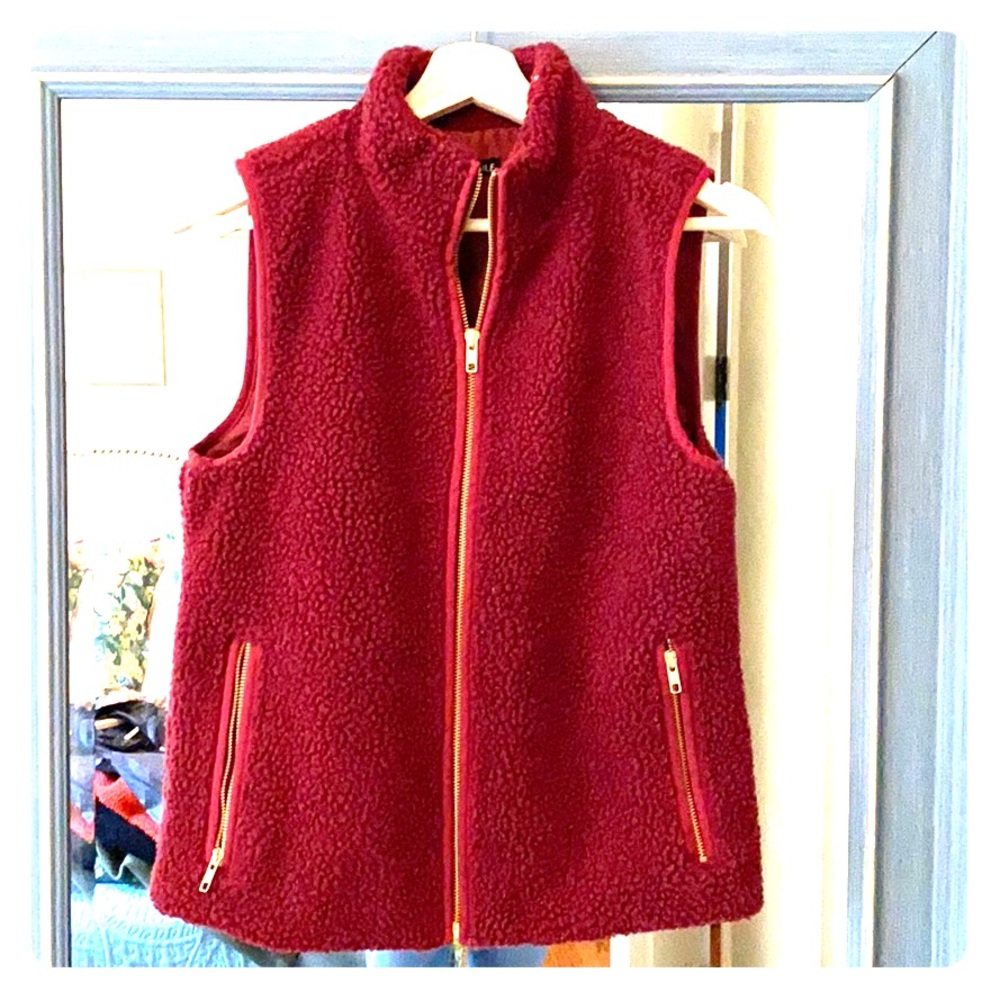 Jcrew Fleece Vest